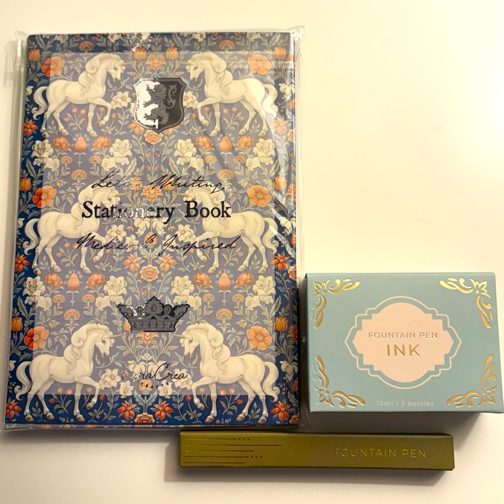 Stationary Gift Set with Fountain Pen